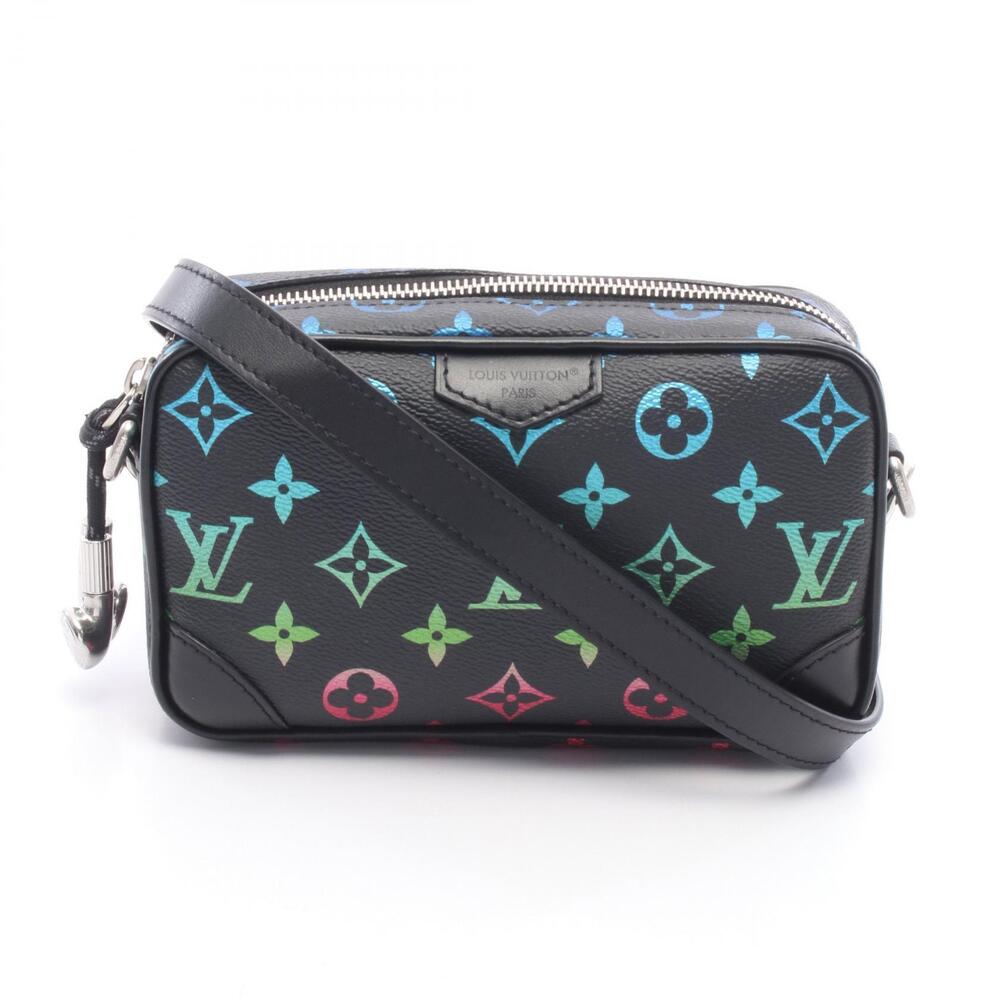 Louis Vuitton Trocadero Wearable Wallet Bag Leather Iridescent Black Multicolor
